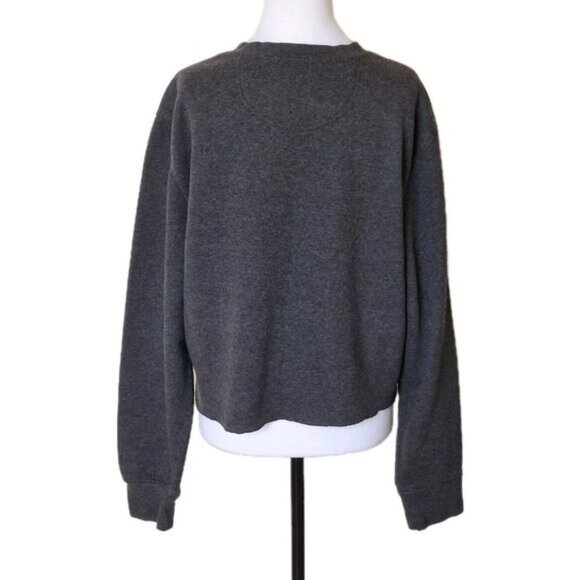 ATHLETIC WORKS GREY CUT-OFF SWEATSHIRT SIZE MEDIUM - Picture 5 of 5